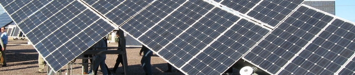 Fotos von Solarzellen (Mark Florence - CC-BY-SA)
