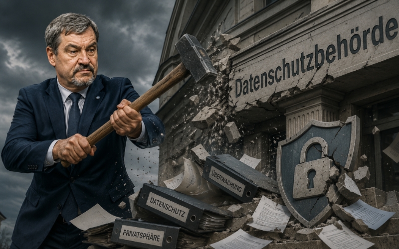 Söder will Datenschutzaufsicht abbauen: Kontrollverlust ist keine Staatsmodernisierung